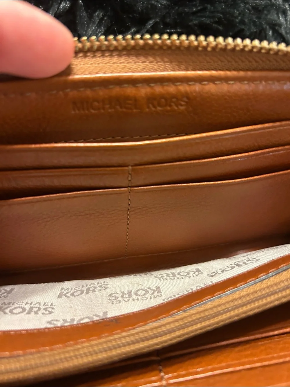 Michael Kors Jet Set Logo Jacquard Zip Around Continental Wallet | Vanilla Acorn